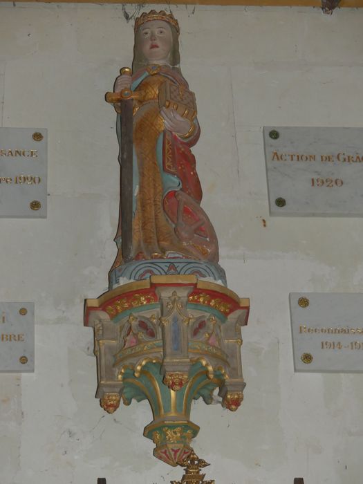 statue : Sainte Catherine