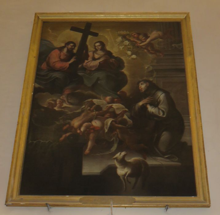tableau : Saint François-d'Assise recevant l'indulgence de la portioncule