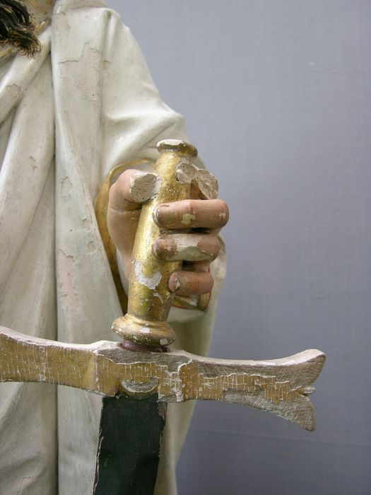 statue : Saint Paul, détail