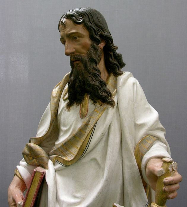 statue : Saint Paul, vue partielle