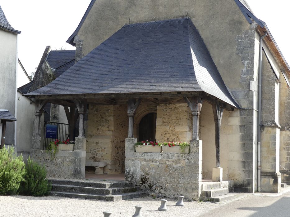 porche d’accès sud-ouest