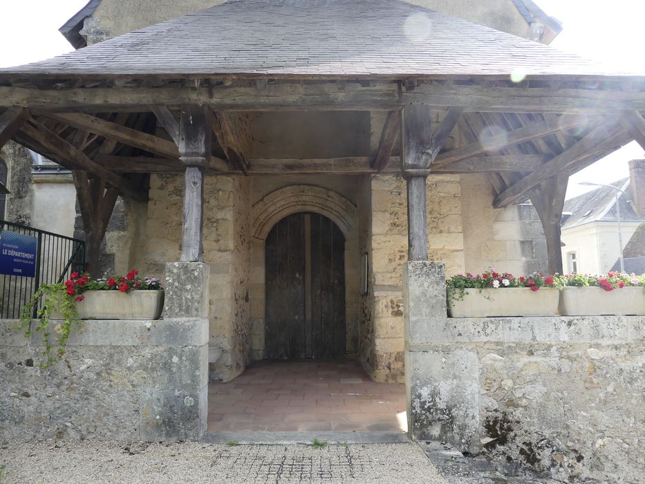 porche d’accès sud-ouest