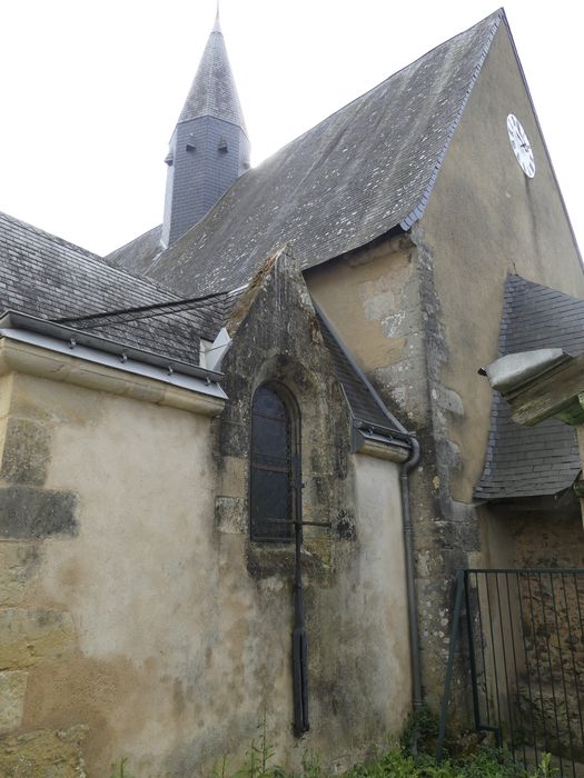 façade sud-ouest, collatéral nord-ouest