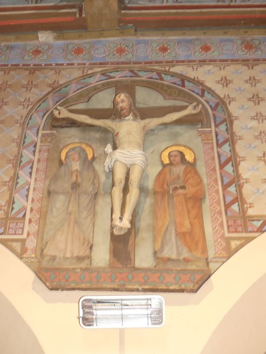 bas-reliefs, statue : Crucifixion (la)