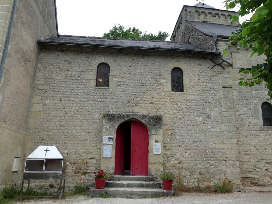 façade latérale sud de la chapelle de la Vierge