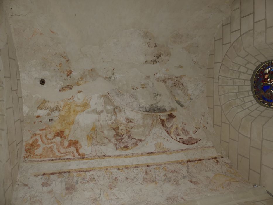 peinture monumentale de la voûte (fragments)