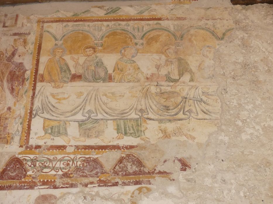peinture monumentale (fragments), détail