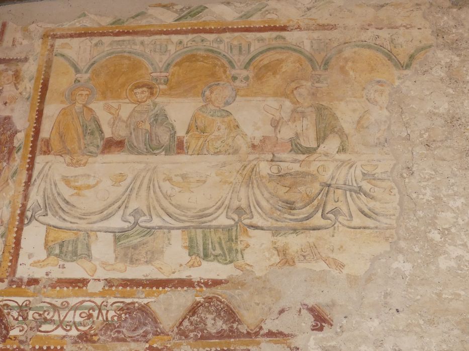 peinture monumentale (fragments), détail