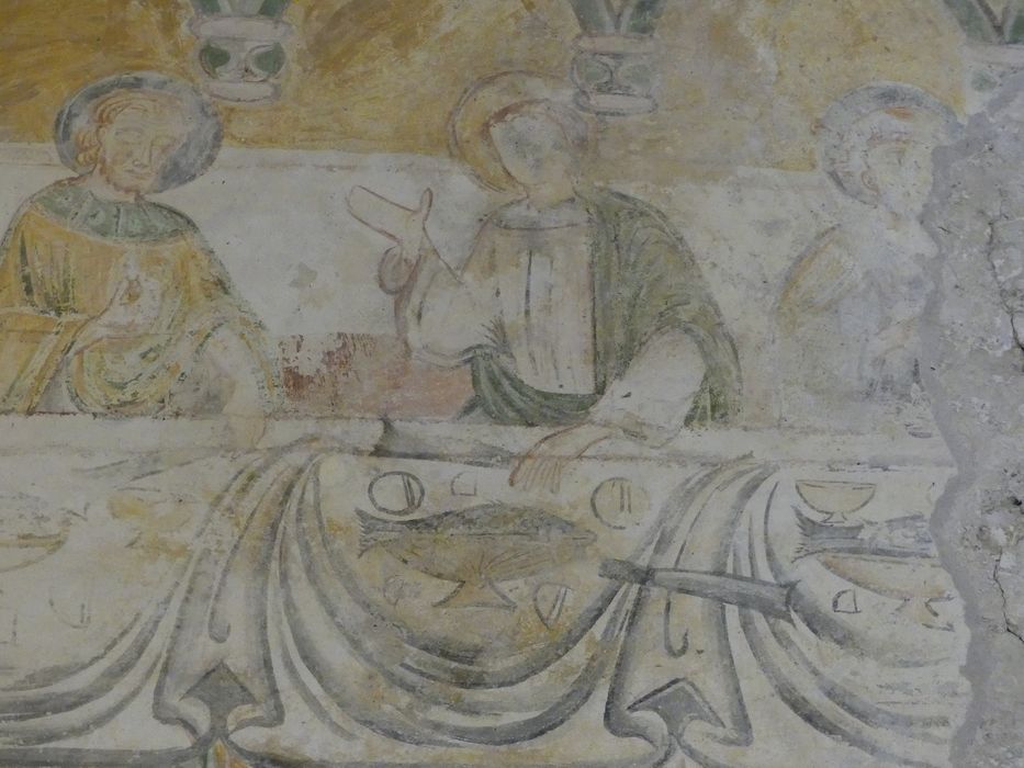 peinture monumentale (fragments), détail