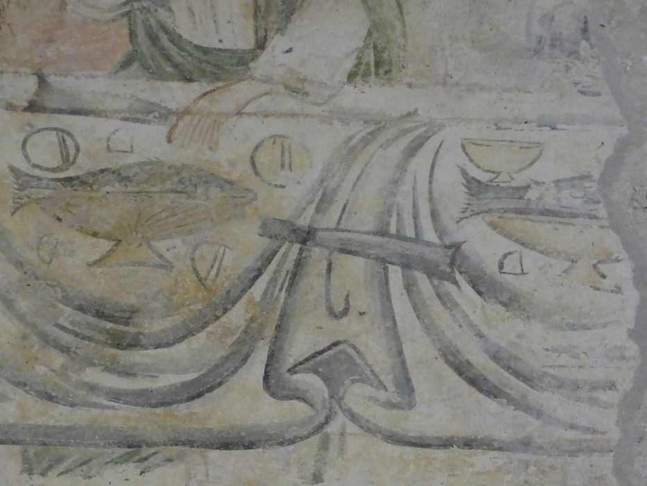 peinture monumentale (fragments), détail
