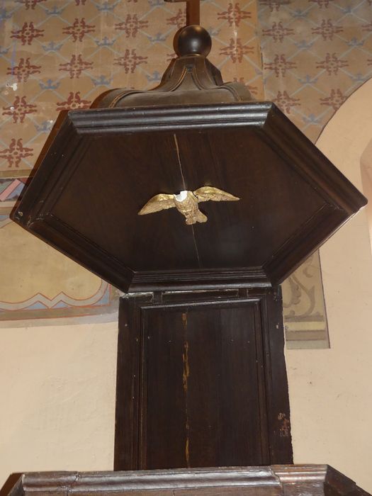 chaire à prêcher, vue partielle