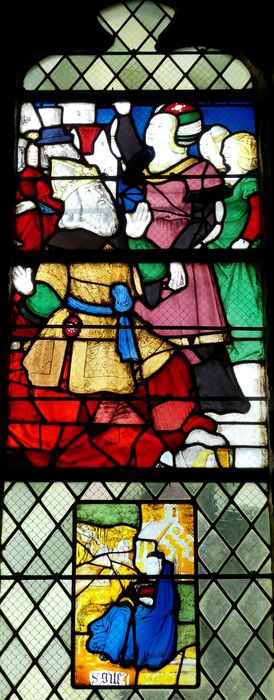 verrière : Auguste et la Sibylle de Tibur