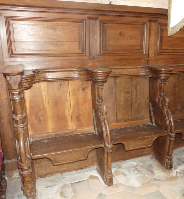 stalles, vue partielle