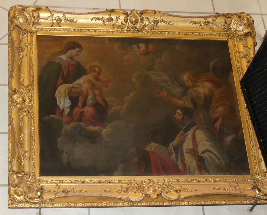 tableau : Apparition de la Vierge et de l'Enfant à saint François-Xavier