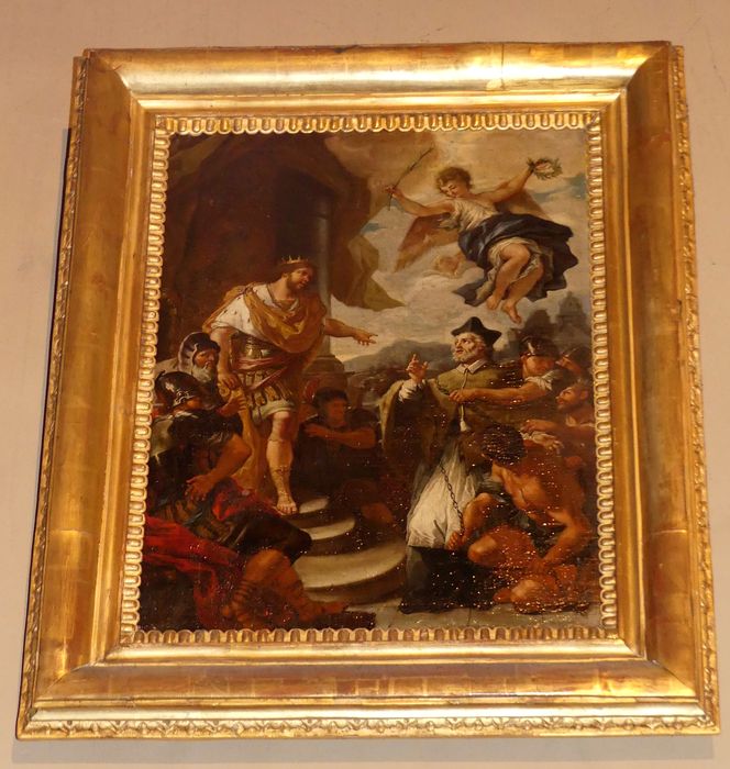 tableau : Saint Jean Népomucène comparaissant devant le roi Venceslas