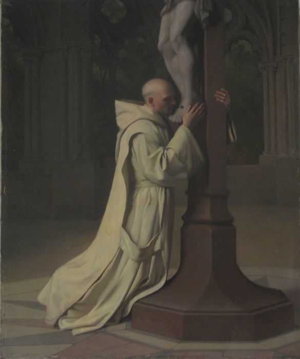 tableau : Au pied de la Croix