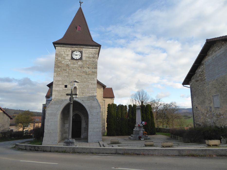 Eglise Saint-André : Façade occidentale, vue générale