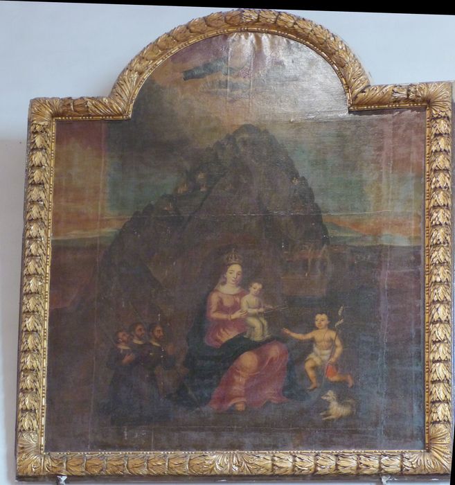 tableau, cadre : Notre-Dame de Montserrat