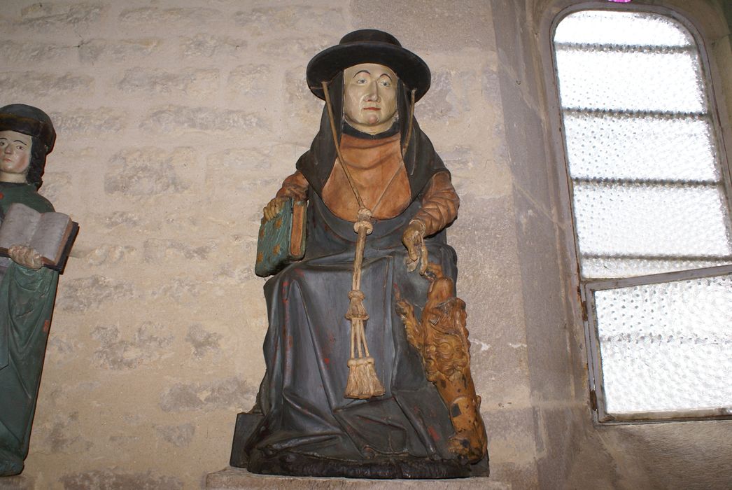 statue : Saint Jérôme - © Ministère de la Culture (France), Conservation des antiquités et des objets d’art du Jura - Tous droits réservés