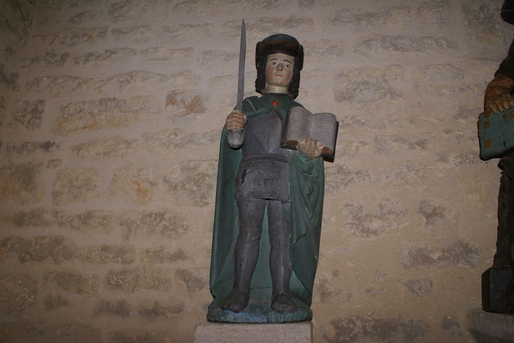 statue : Saint Maurice - © Ministère de la Culture (France), Conservation des antiquités et des objets d’art du Jura – Tous droits réservés