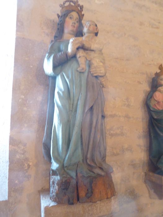 statuette : Vierge à l'Enfant - © Ministère de la Culture (France), Conservation des antiquités et des objets d’art du Jura – Tous droits réservés