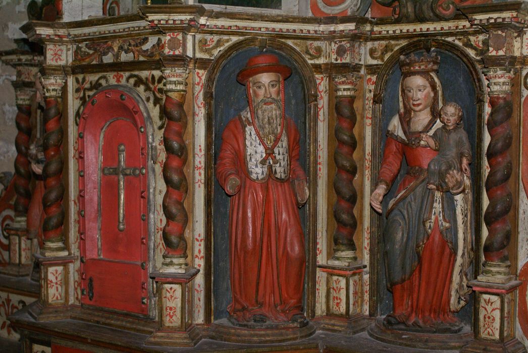 retable, tabernacle, détail - © Ministère de la Culture (France), Conservation des antiquités et des objets d’art du Jura – Tous droits réservés