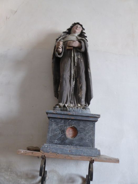 statue : sainte Colette - © Ministère de la Culture (France), Conservation des antiquités et des objets d’art du Jura - Tous droits réservés