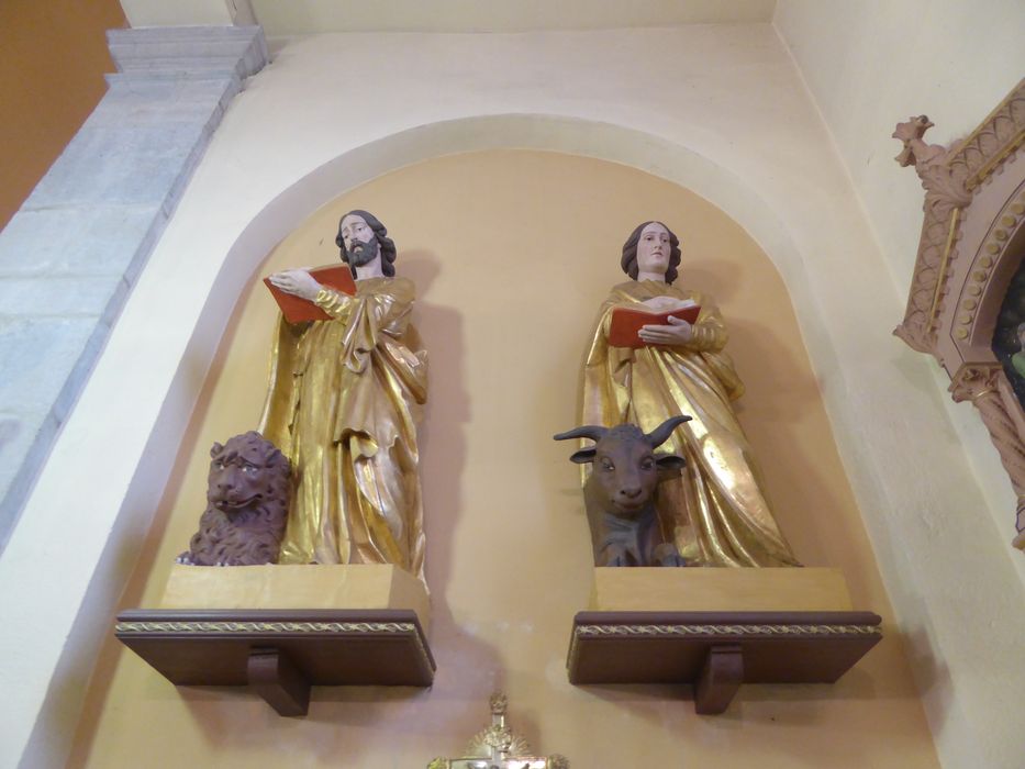 statues : saint Marc, saint Luc - © Ministère de la Culture (France), Conservation des antiquités et des objets d’art du Jura – Tous droits réservés 