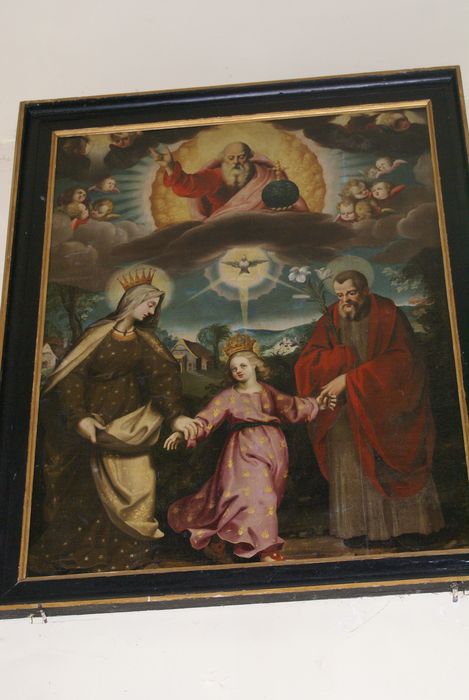 tableau : Sainte Famille - © Ministère de la Culture (France), Conservation des antiquités et des objets d’art du Jura – Tous droits réservés 