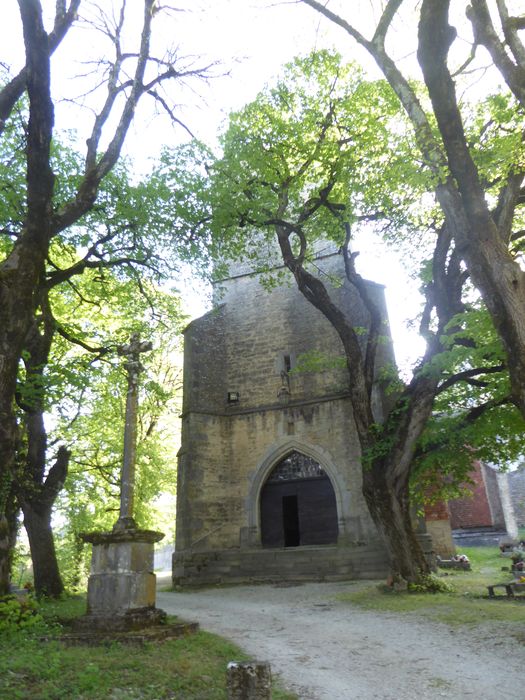 façade ouest, vue partielle