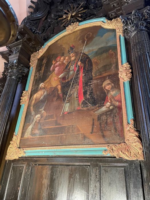 tableau du maître-autel : Saint Martin ressuscitant les morts
