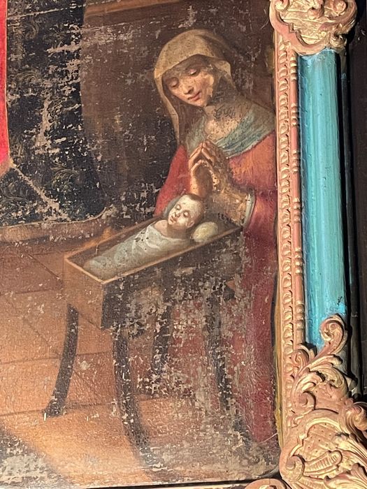 tableau du maître-autel : Saint Martin ressuscitant les morts, détail