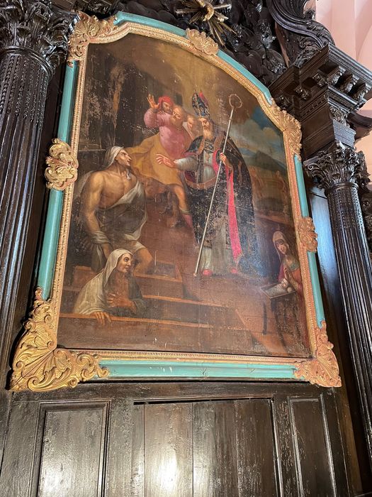tableau du maître-autel : Saint Martin ressuscitant les morts