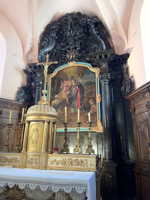 maître-autel, tableau : Saint Martin ressuscitant les morts