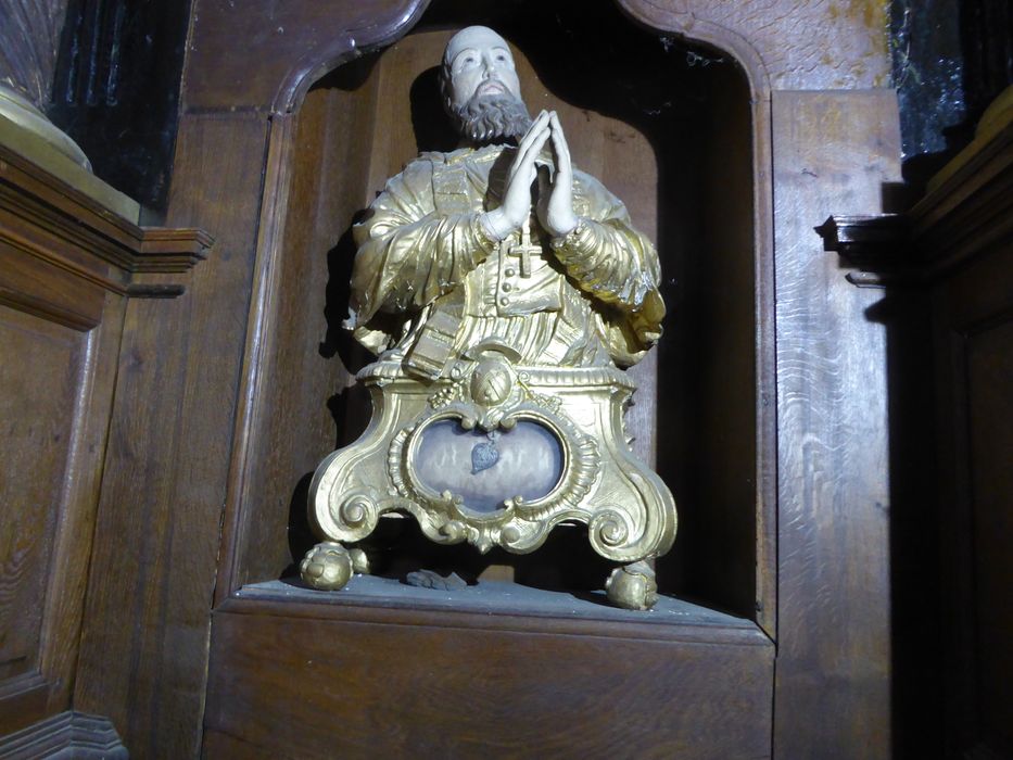 statue-reliquaire : saint François de Sales - © Ministère de la Culture (France), Conservation des antiquités et des objets d’art du Jura – Tous droits réservés