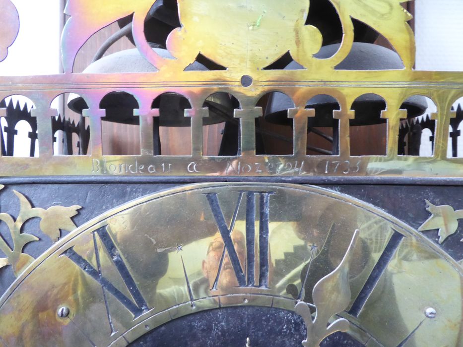 horloge, détail - © Ministère de la Culture (France), Conservation des antiquités et des objets d’art du Jura – Tous droits réservés