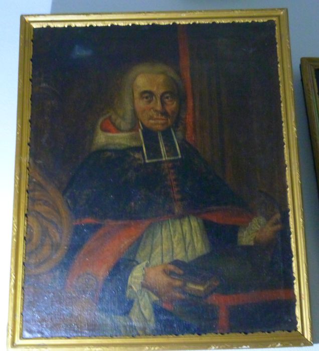 tableau : Chanoine n°1, détail - © Ministère de la Culture (France), Conservation des antiquités et des objets d’art du Jura – Tous droits réservés