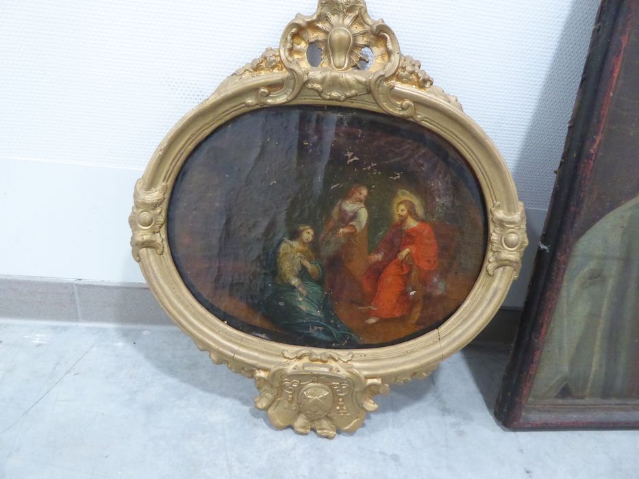 tableau : Christ chez Marthe et Marie (le) - © Ministère de la Culture (France), Conservation des antiquités et des objets d’art du Jura – Tous droits réservés
