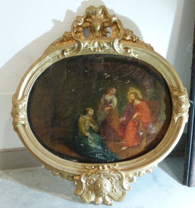 tableau : Christ chez Marthe et Marie (le) - © Ministère de la Culture (France), Conservation des antiquités et des objets d’art du Jura – Tous droits réservés