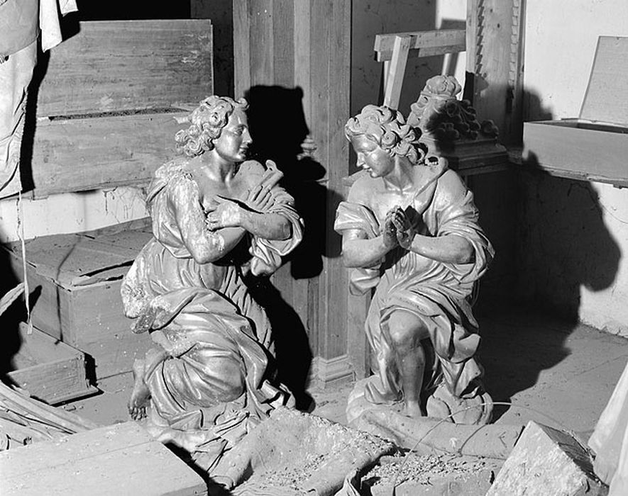 statues : Anges adorateurs - © Ministère de la Culture (France), Conservation des antiquités et des objets d’art du Jura – Tous droits réservés