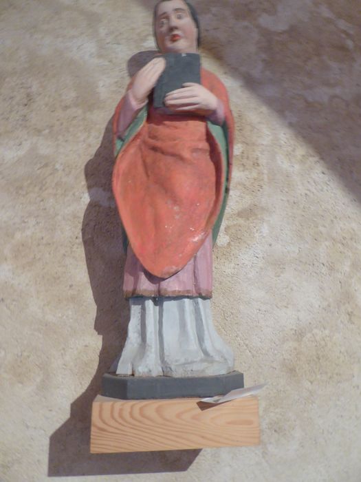 statue : saint Vivant - © Ministère de la Culture (France), Conservation des antiquités et des objets d’art du Jura – Tous droits réservés