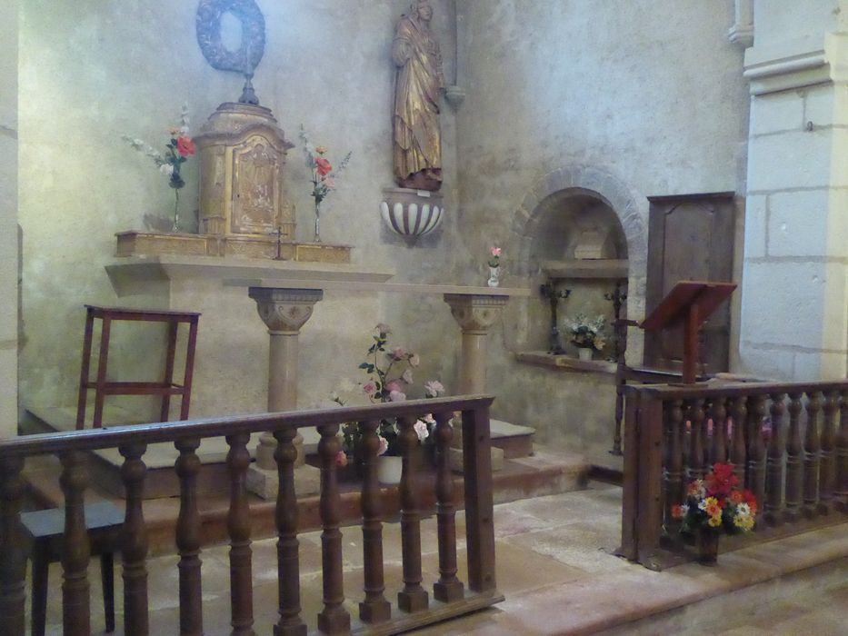 clôture de choeur (table de communion)