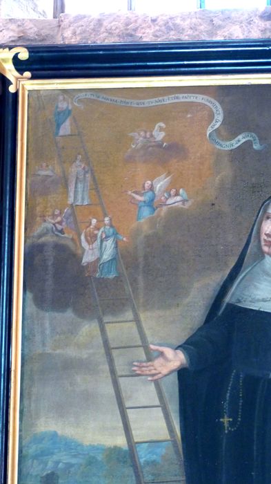 tableau : Sainte Angèle, détail