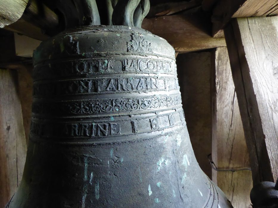 cloche, détail des registres