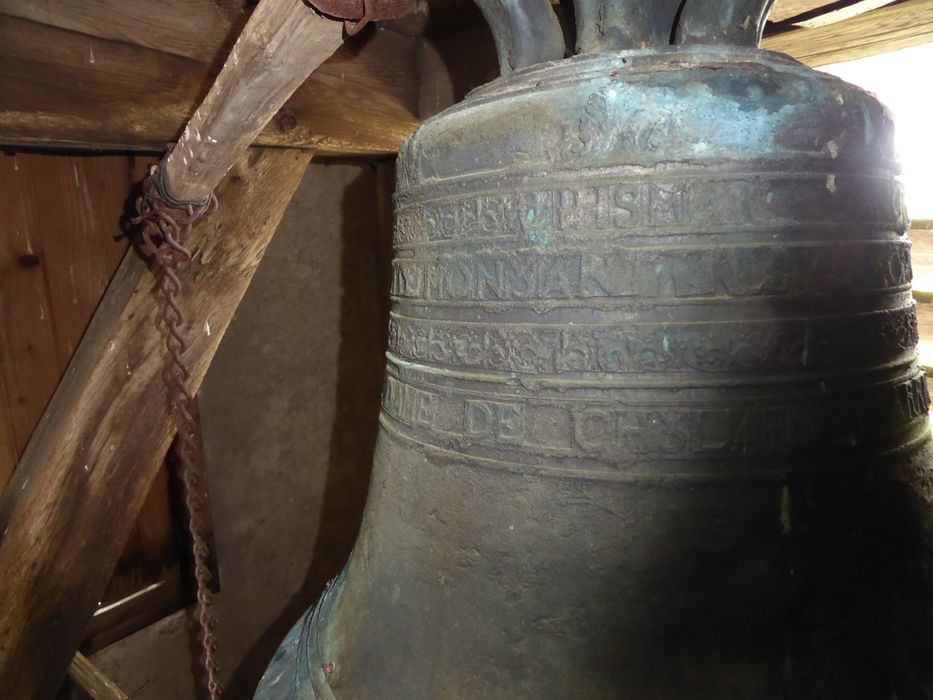 cloche, détail des registres