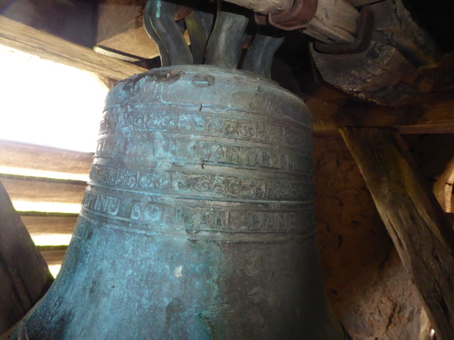 cloche, détail des registres