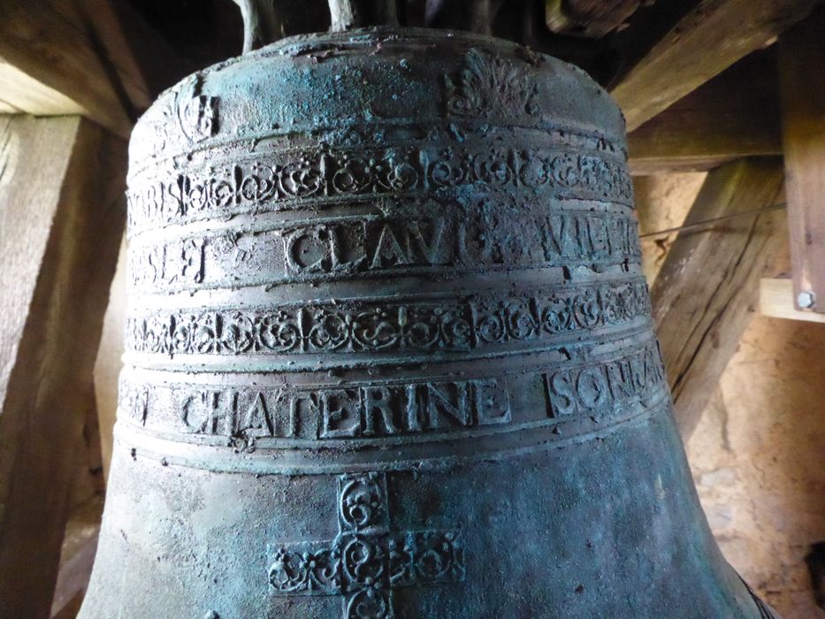 cloche, détail des registres