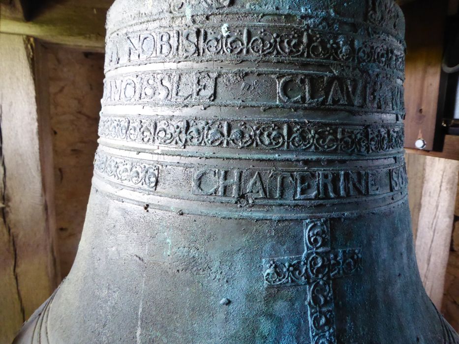 cloche, détail des registres
