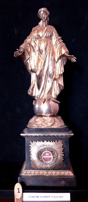statue-reliquaire : Vierge