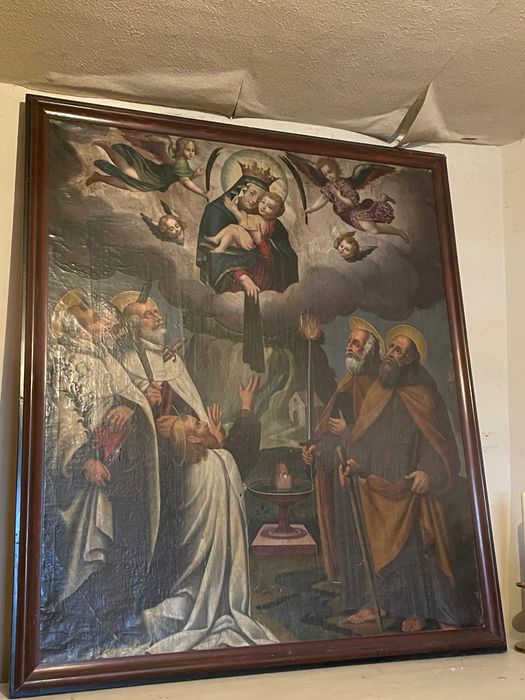 tableau : Donation du scapulaire